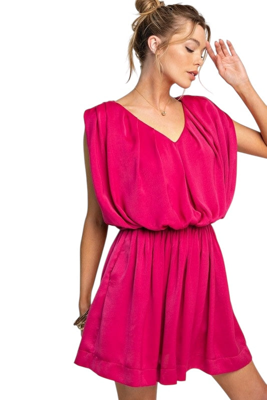Feeling Herself Fuchsia Dress