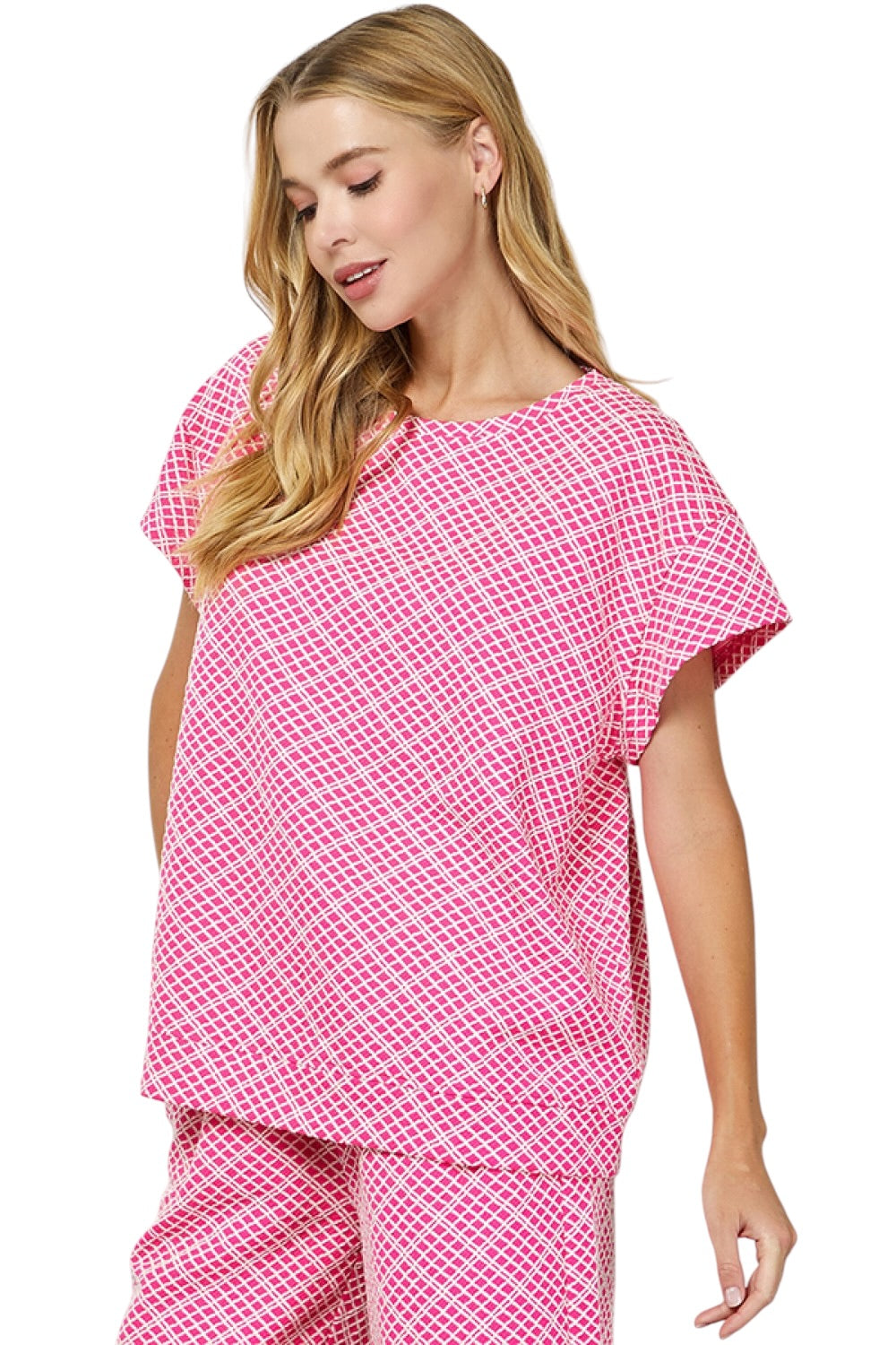 Modern Mix Knit Pink Set
