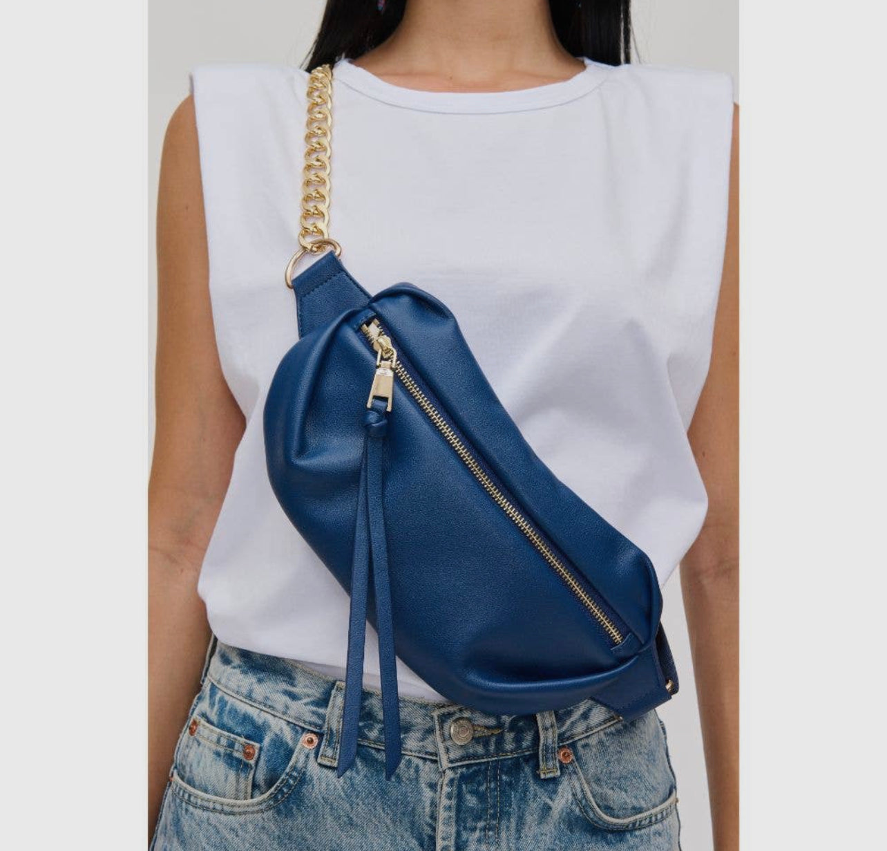 Celine Belt Bag In Blue