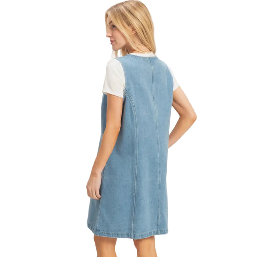 Right On Time Denim Dress