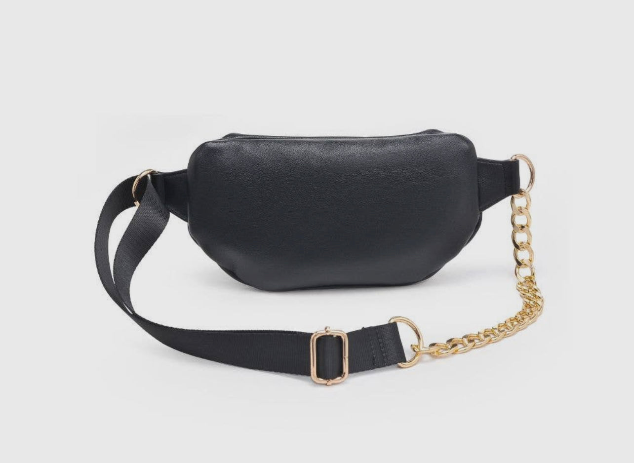 Celine Belt Bag In Black