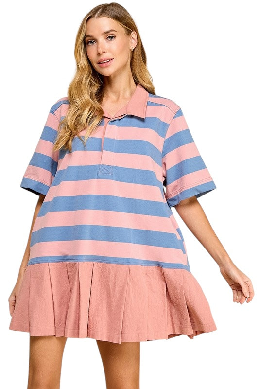In My Free Time Stripe Dress