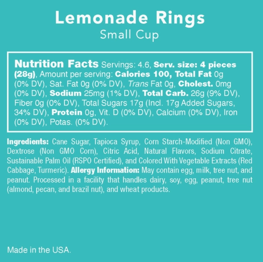 Lemonade Rings Candy Club
