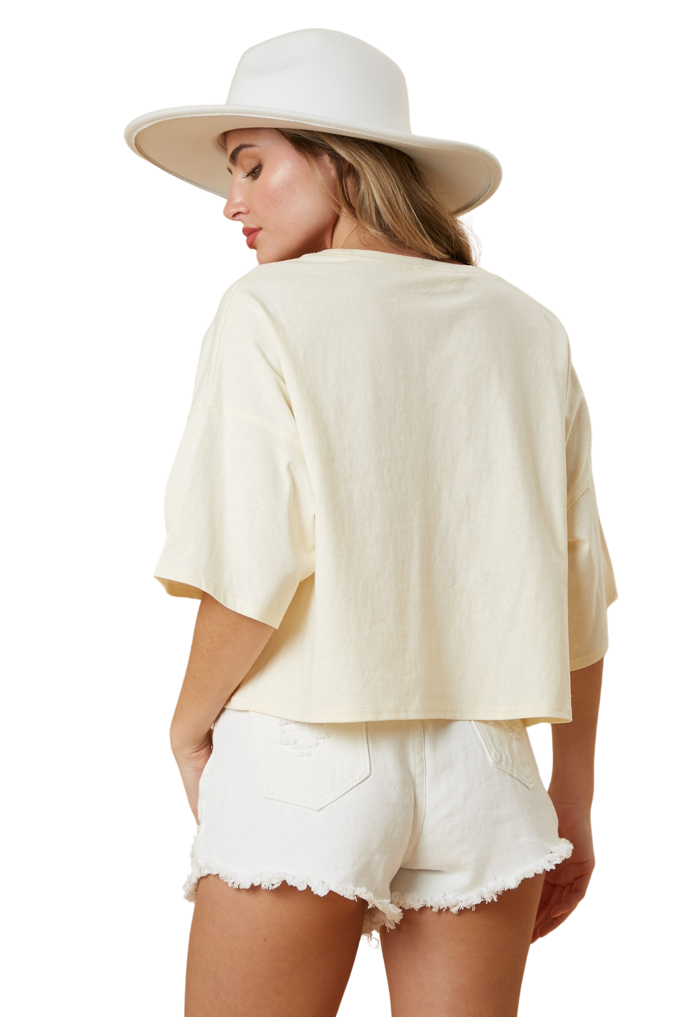 Peach Cowboy Boots Tee