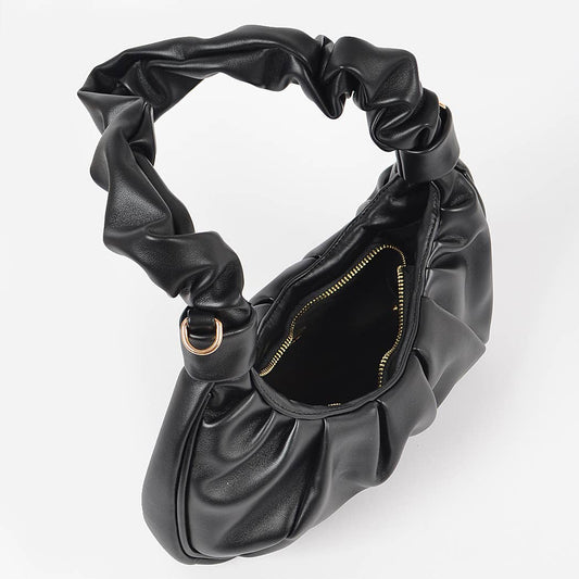 The Carrie Shoulder Bag: Burgundy