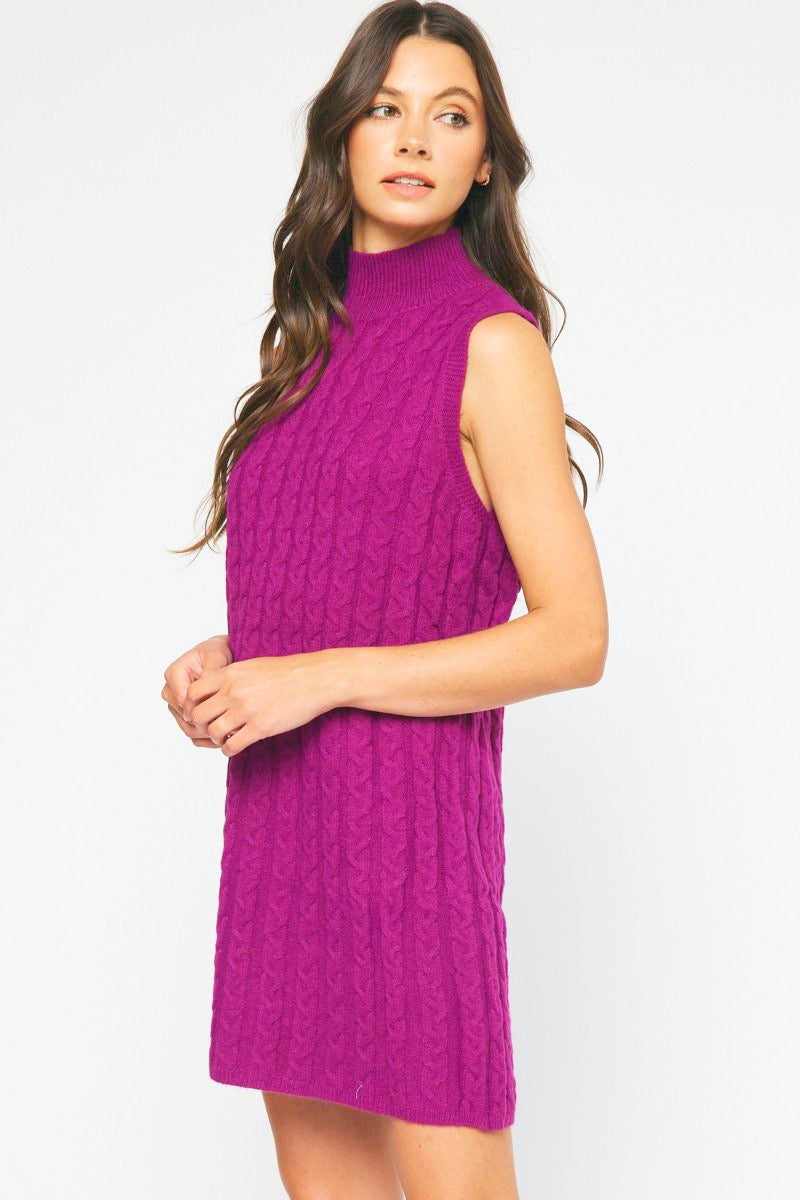 CONCERT READY ESSENTIAL PLUM DRESS