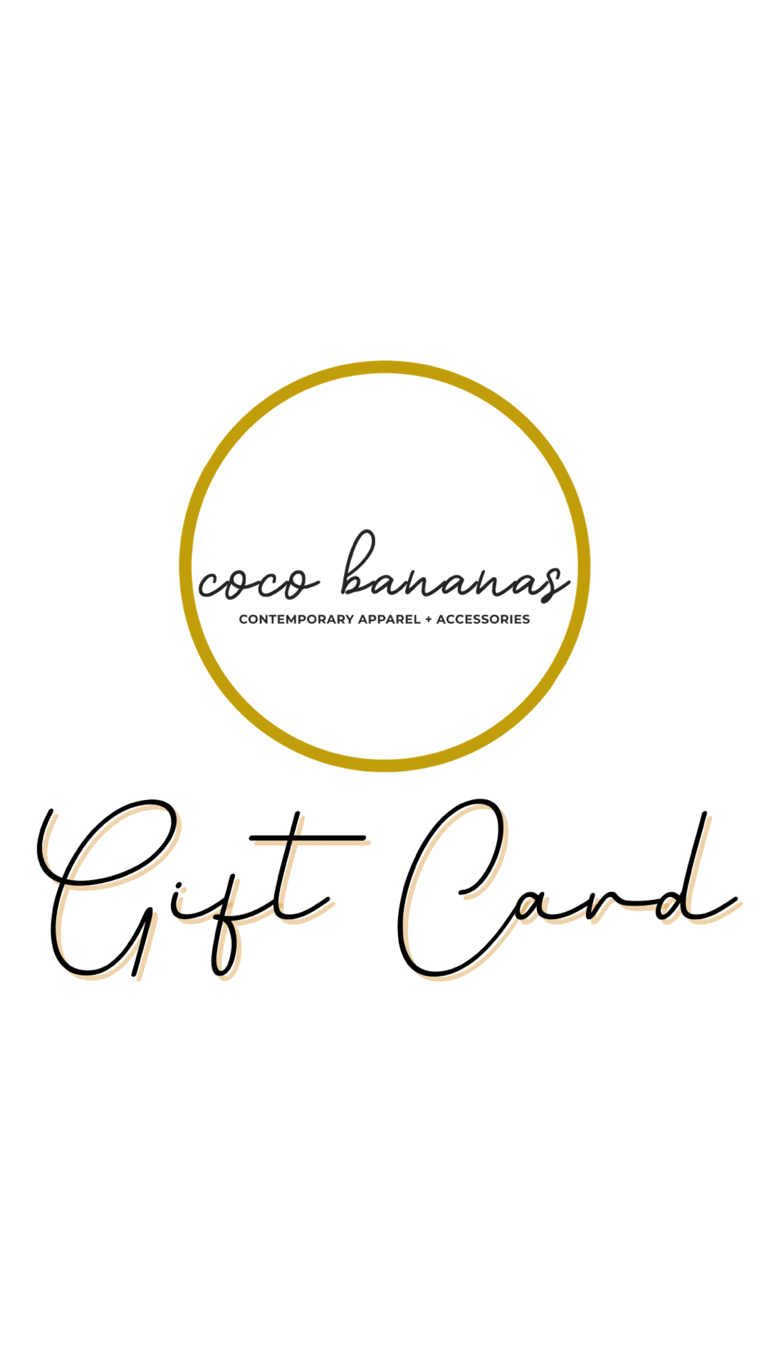 COCO BANANAS GIFT CARD