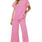 Modern Mix Knit Pink Set