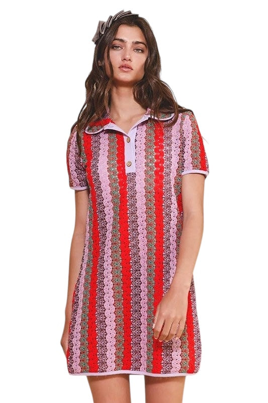Just One Chance Crochet Dress