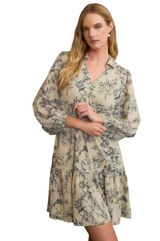 Save The Date Cream Dress