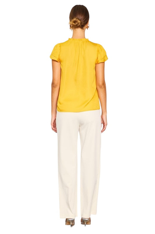 Back In Charge Marigold Top