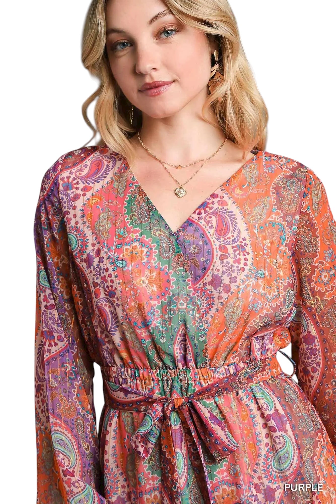 She Glows In Fall Dress