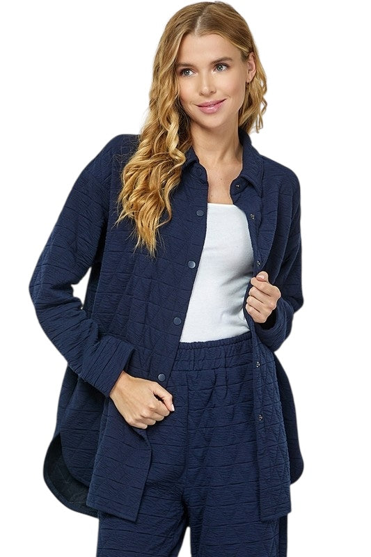 On My Side Navy Jacket