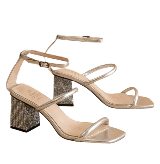 The Gloria Silver Heel