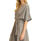 Stone Pleated Dress