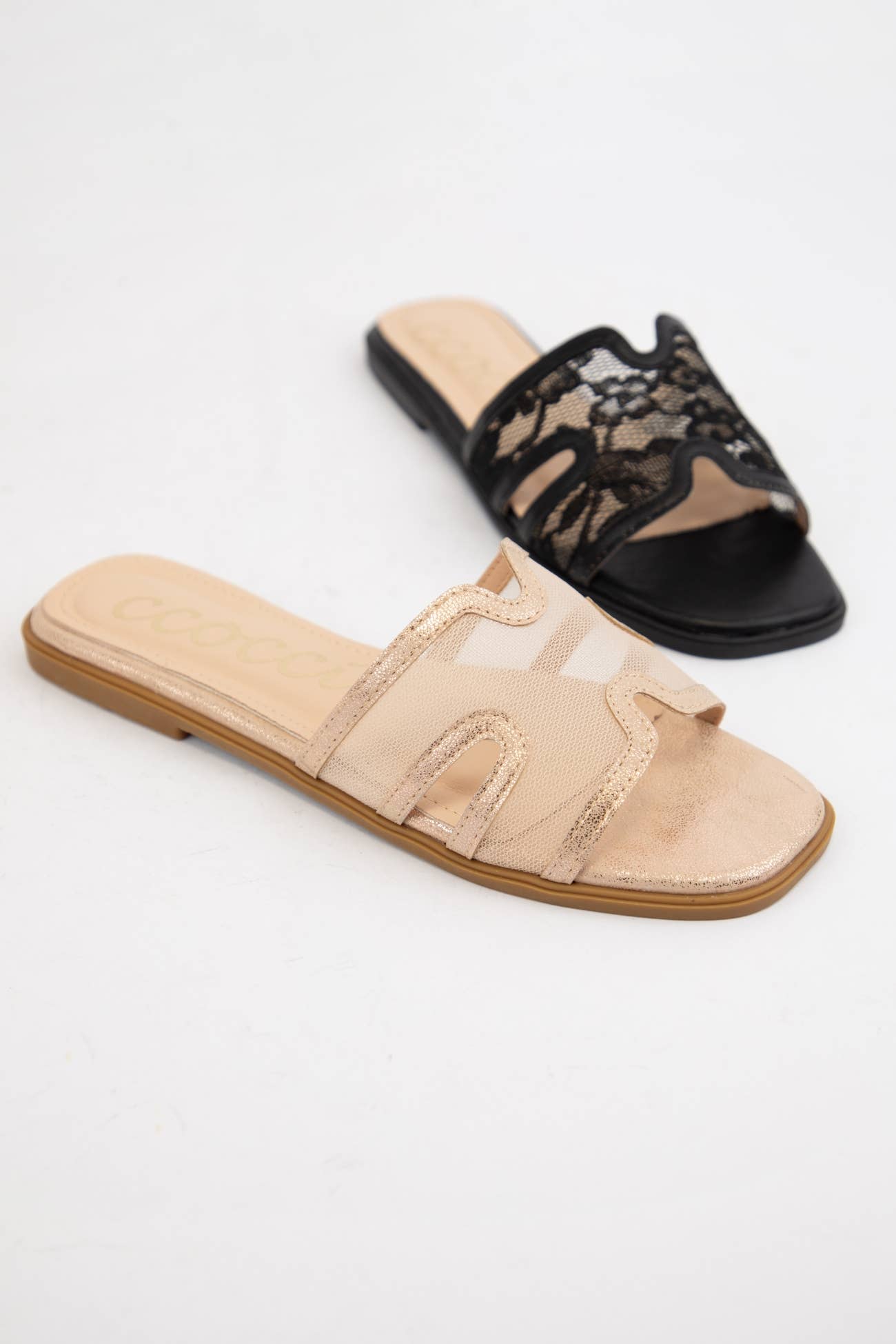 The Bridgette Champagne Sandal