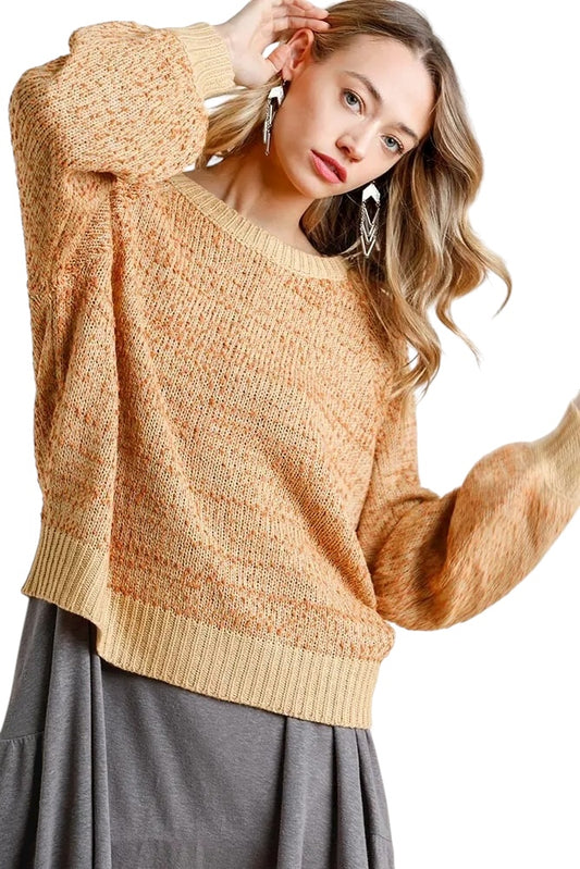 Matters To Me Rust Sweater