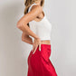Feeling Fancy Wine Skirt
