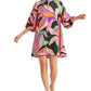 Satin Luxe Printed Mix Dress