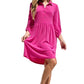 Linda Pink Collared Dress
