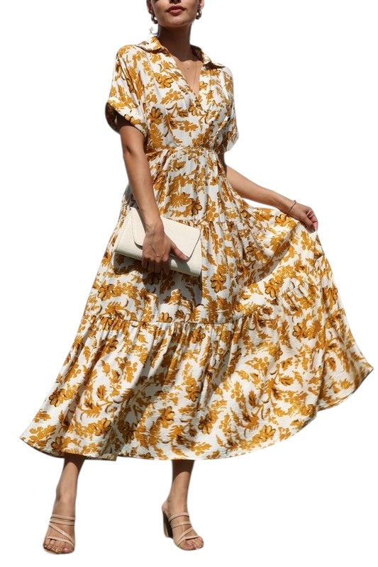 Never A Bad Day Mustard Dress