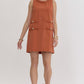 Hair In The Wind Rust Dress