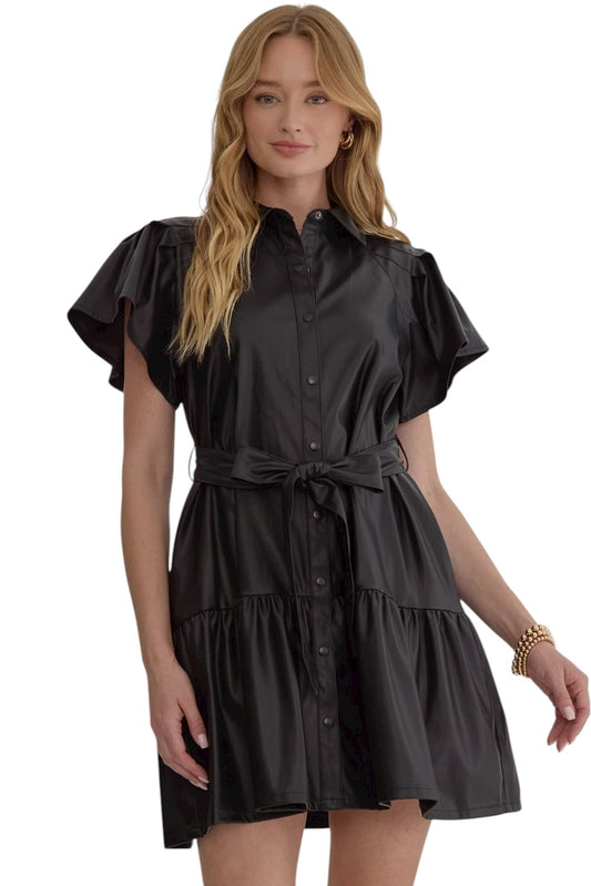 She Is So Posh Black Dress