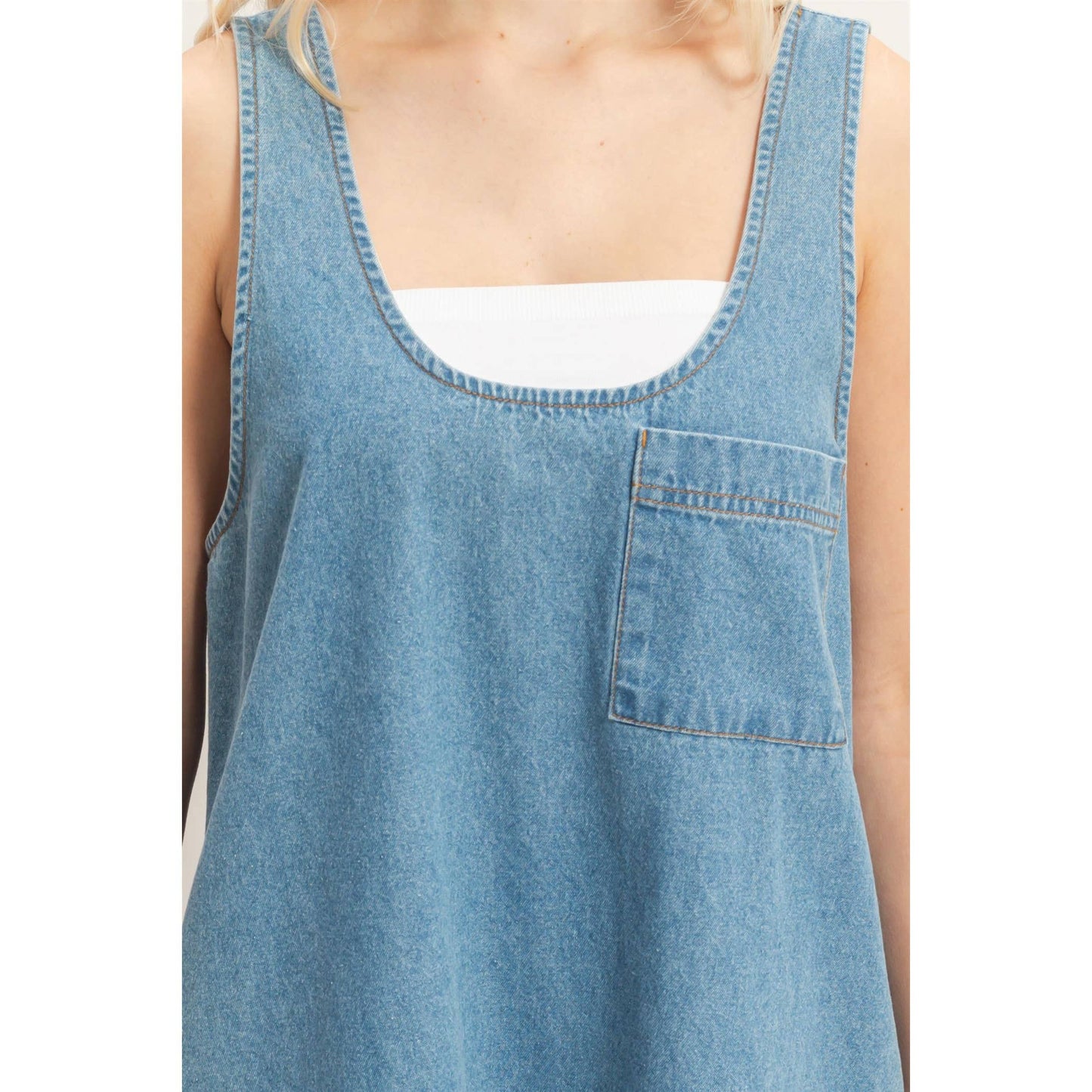 Willow Tank Denim Dress