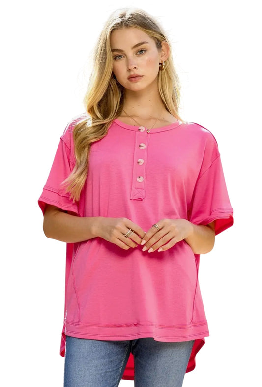 Ready Or Not Summer Pink Top