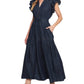 Whispering Wonders Denim Dress