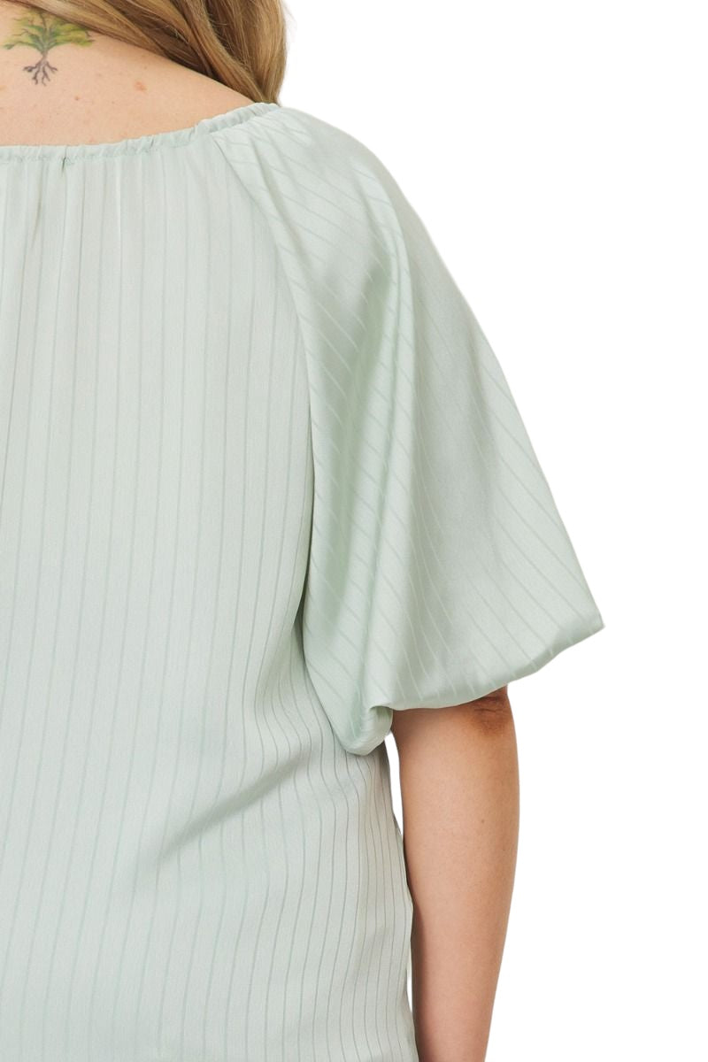 Plus One: Choose Happiness Mint Top