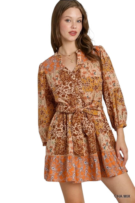 Take My Time Mocha Dress