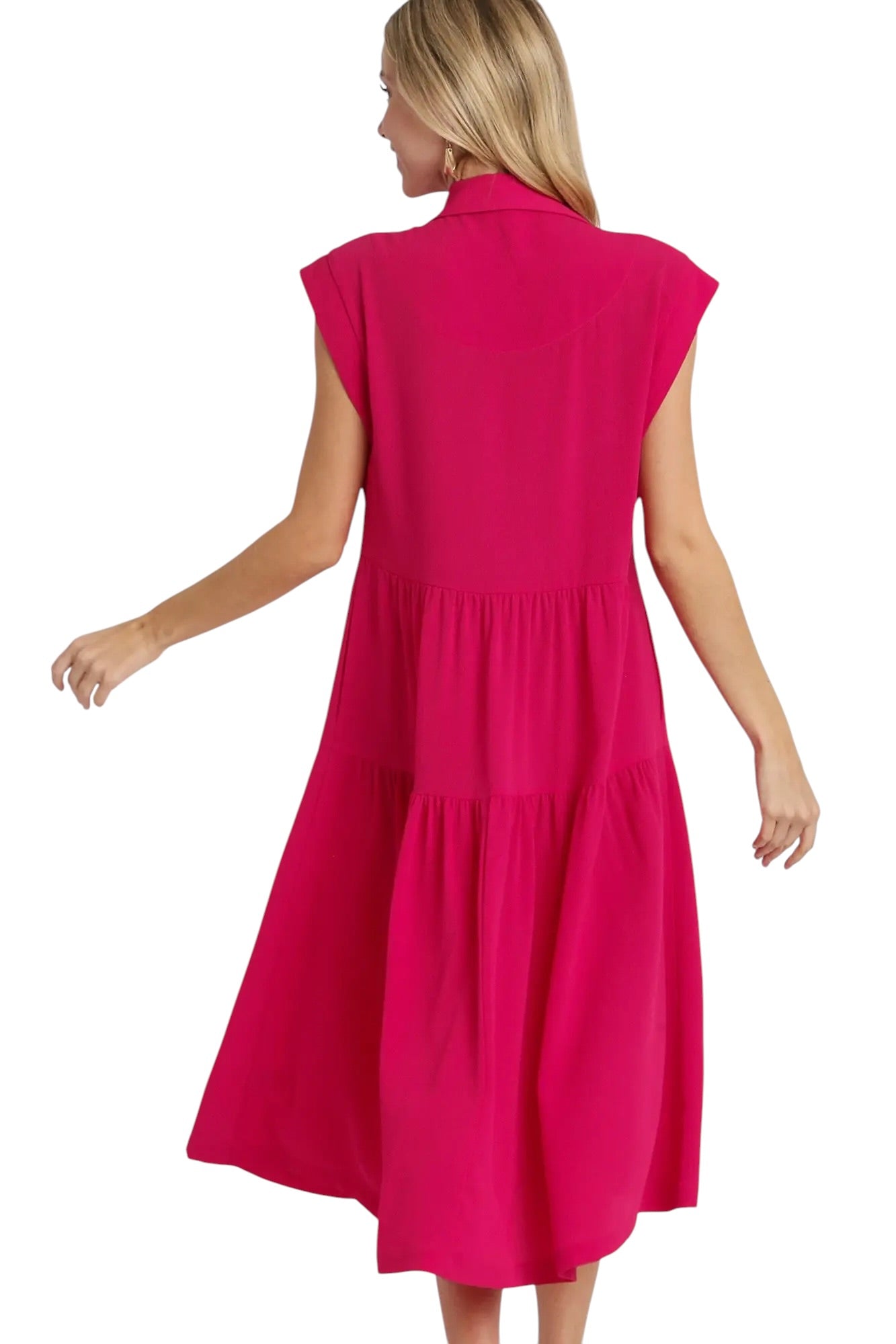 Feels Like A Dream Magenta Dress