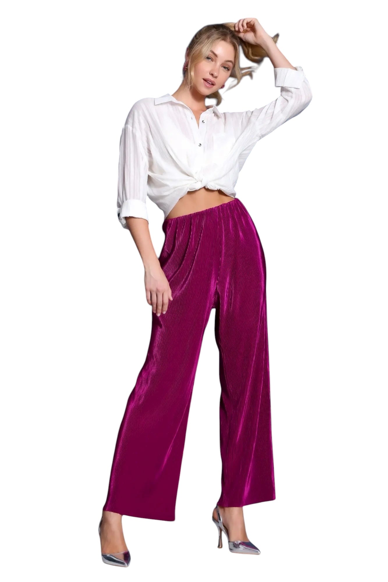 Magenta: Pep In Your Step Pant