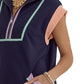 Refresh & Reset Navy Color Mix Dress