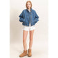 The Midland Denim Bomber Jacket
