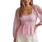 Stay Awhile Rose Pink Top