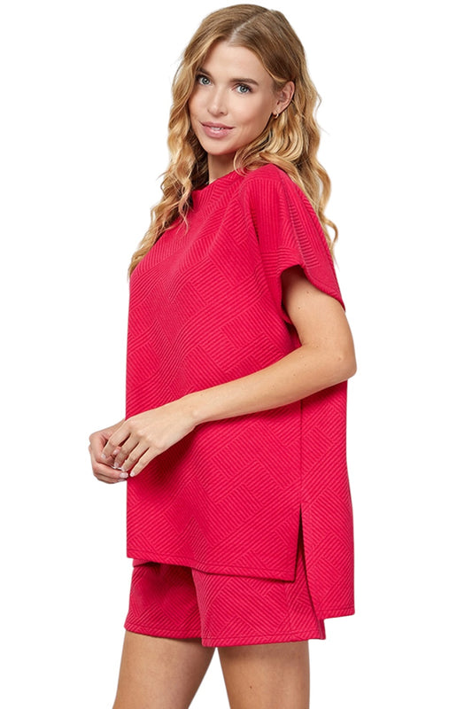 Madison Magenta Short Set