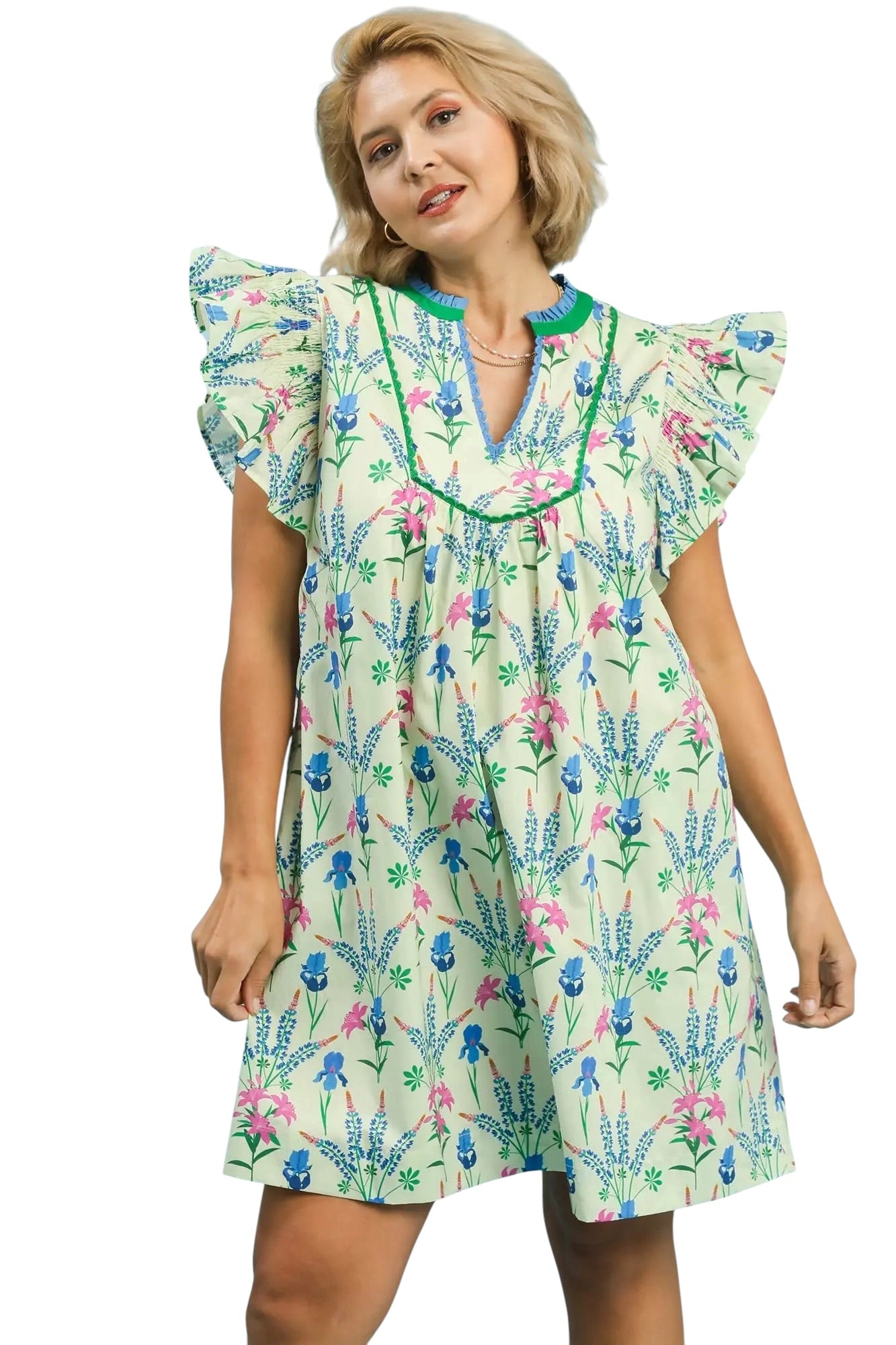 (P) Effortlessly Trying Mint Mini Dress