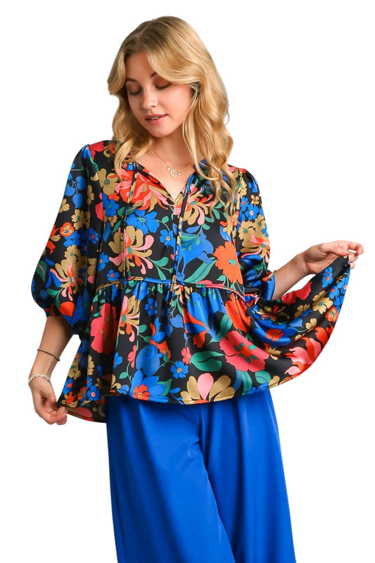 We Belong Together Black Mix Top