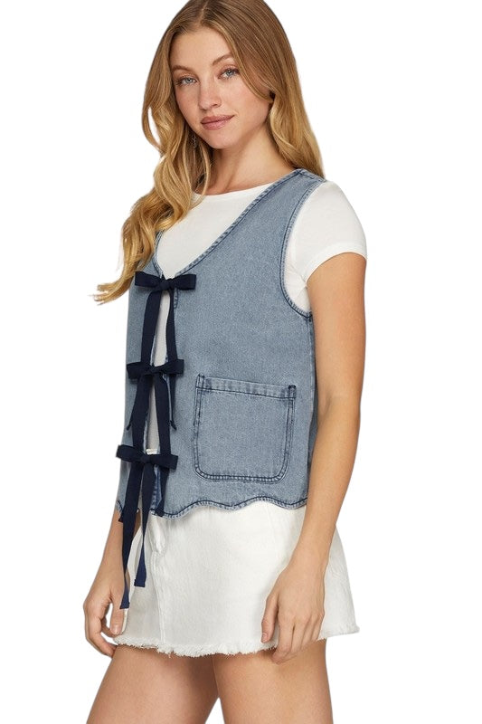 Give In To The Denim Vest
