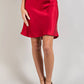 Feeling Fancy Wine Skirt