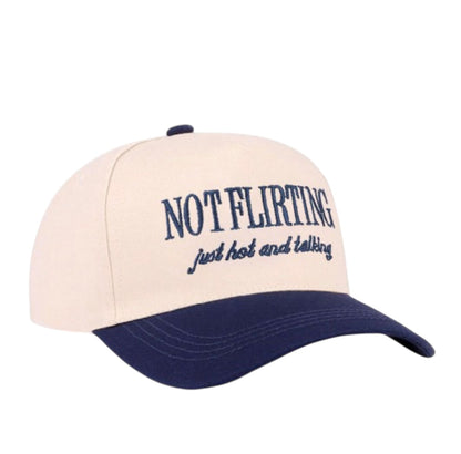 Stitched Not Flirting Hat