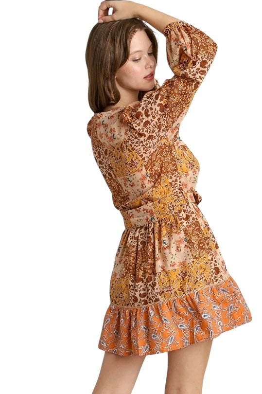 Take My Time Mocha Dress