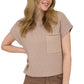 All Is Calm Taupe Top