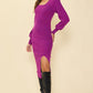 Countless Times Orchid Knit Dress