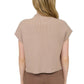 All Is Calm Taupe Top