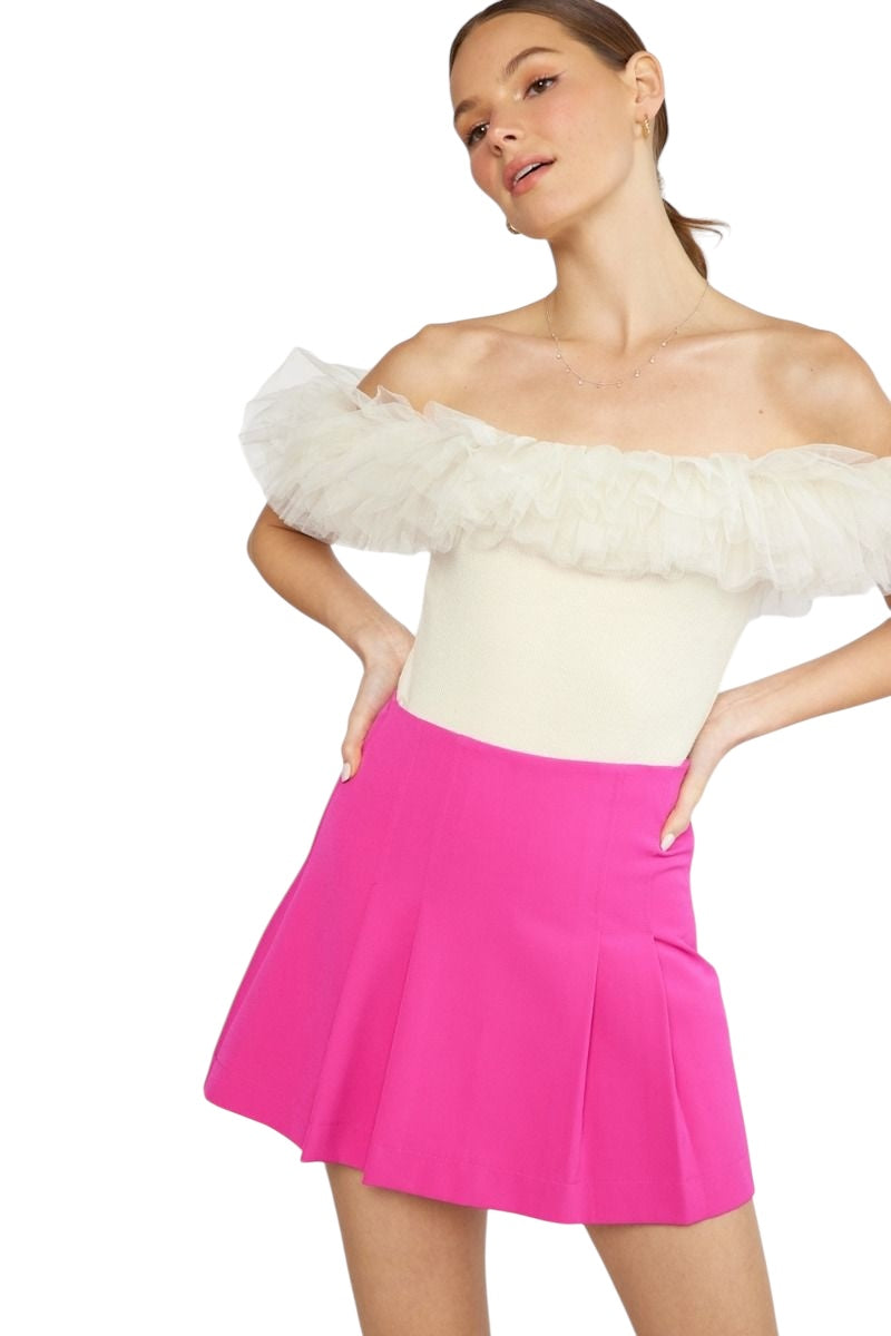 Simply The Vibe Pink Skirt