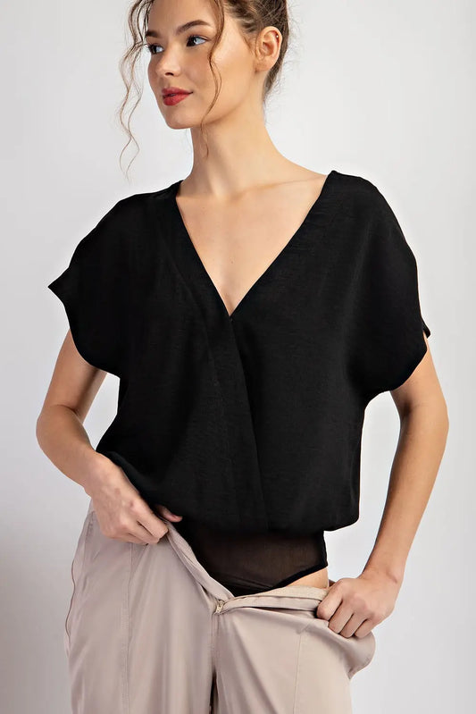 Simply Sleek Black Office Top