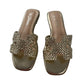 The Gladys Gold Sandal